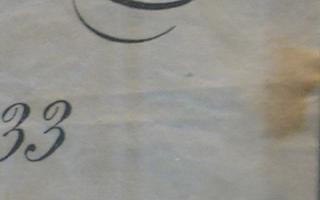 Détail d'un billet