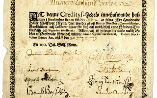 premier billet de banque