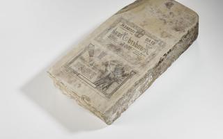 Matrice en pierre de création des billets